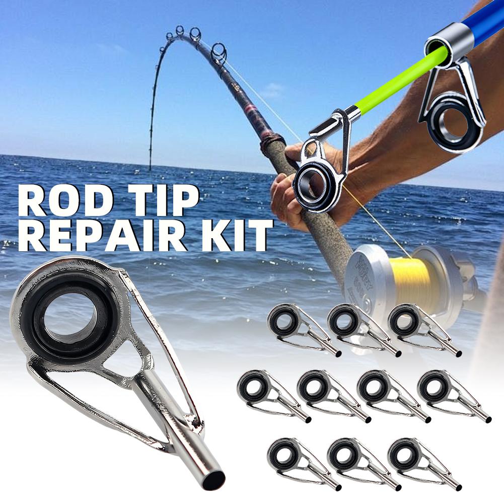 Fishing Rod Guide Replacement - طقم إصلاح رؤوس صنارات الصيد 10