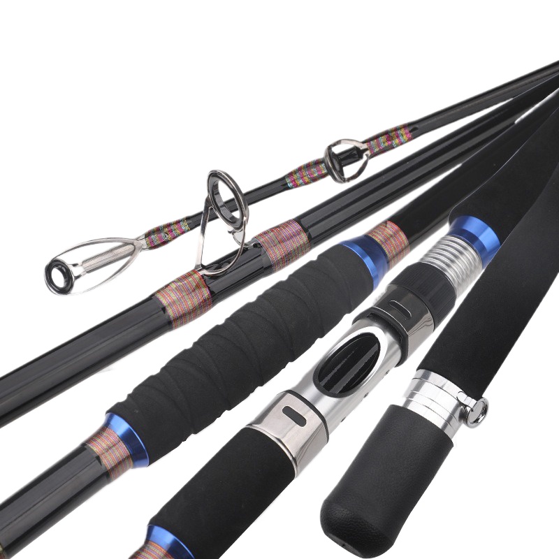 قصبة صيد كربونية ثلاثية القطع  - مراجعة Fishing Rod Surf وسعره