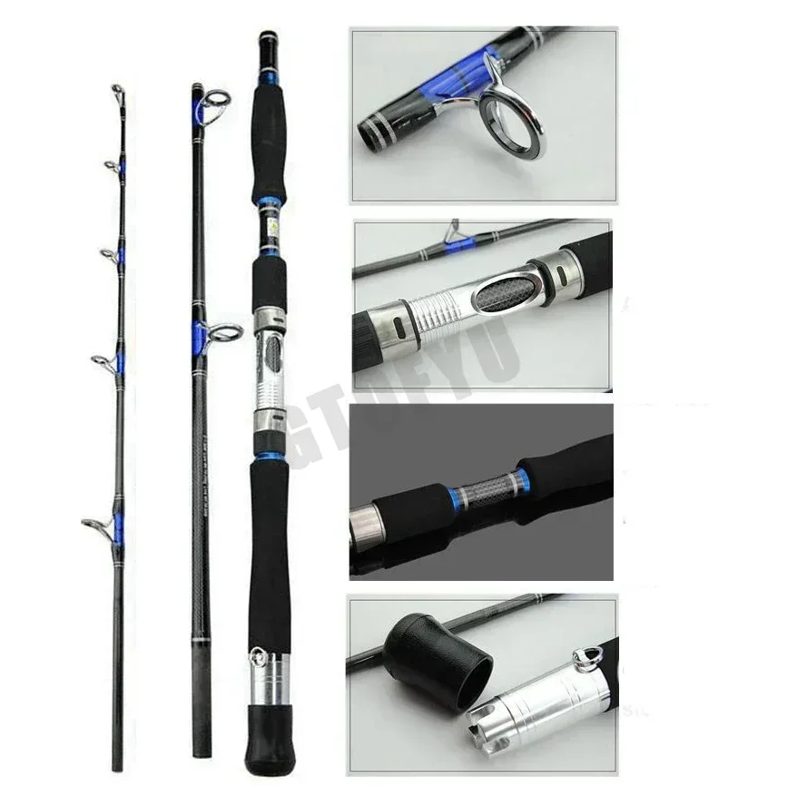 قصبة صيد 1.8 متر 2.1 متر 3 أقس - مراجعة Fishing Rod Surf وسعره